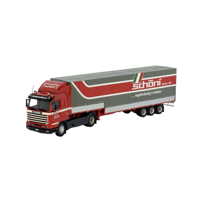Tekno Sch?ni Scania 3シリーズ ストリームライン クラシック3軸トレーラー 73905 トラック1/50 建設機械模型 工事車両