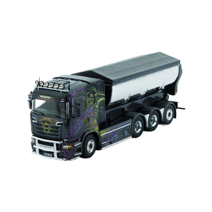 Tekno Gahne Akeri Scania Rシリーズ コンビフックアームコンテナ 75065 トラック1/50 建設機械模型 工事車両