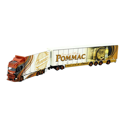 Ristimaa Pommac スカニア Next Gen S Serie ハイライン Motorwagen レジン 17.5m トレーラー / TEKNO 1/50 トラック模型