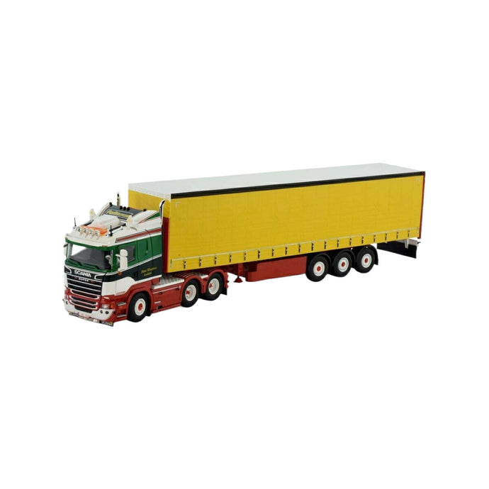 Tekno Peter Wouters Scania Rシリーズ カーテンサイドトレーラー 75678 トラック1/50 建設機械模型 工事車両