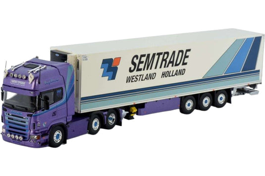 Semtrade Scaniaシリーズ トップライン 冷蔵トレーラー トレーラー / Tekno 1/50 建設機械模型 工事車両