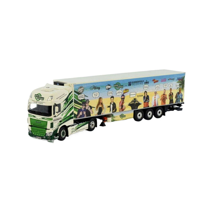 Tekno Gunter Kolbitsch DAF XF ユーロ6 スーパースペースキャブ 冷蔵トレーラー 76254 トラック1/50 建設機械模型 工事車両