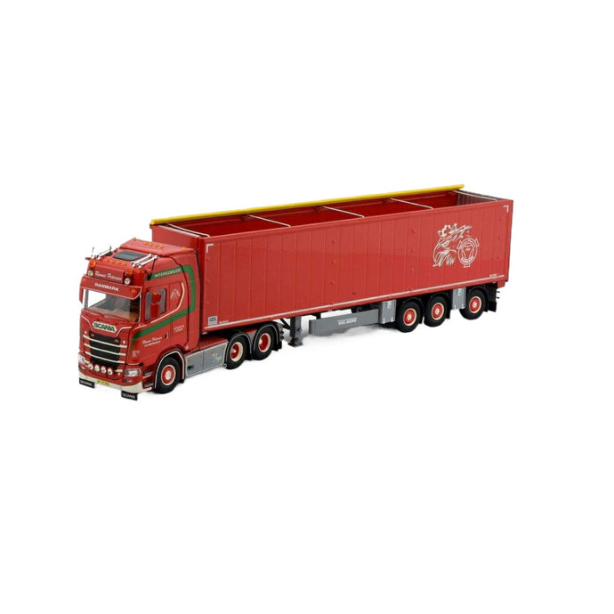 Tekno Petersen Steen Scania 次世代 S650 ウォーキングフロアトレーラー 76311 トラック1/50 建設機械模型 工事車両