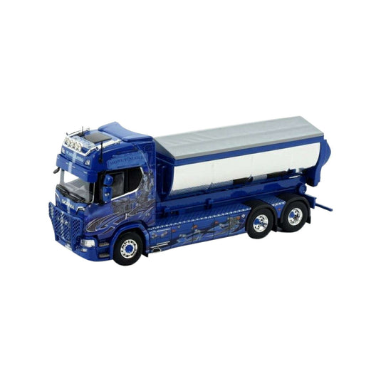 Tekno Solbjorg Moneymaker Scania R 次世代 ハイライン アスファルトコンテナ 76506 トラック1/50 建設機械模型 工事車両