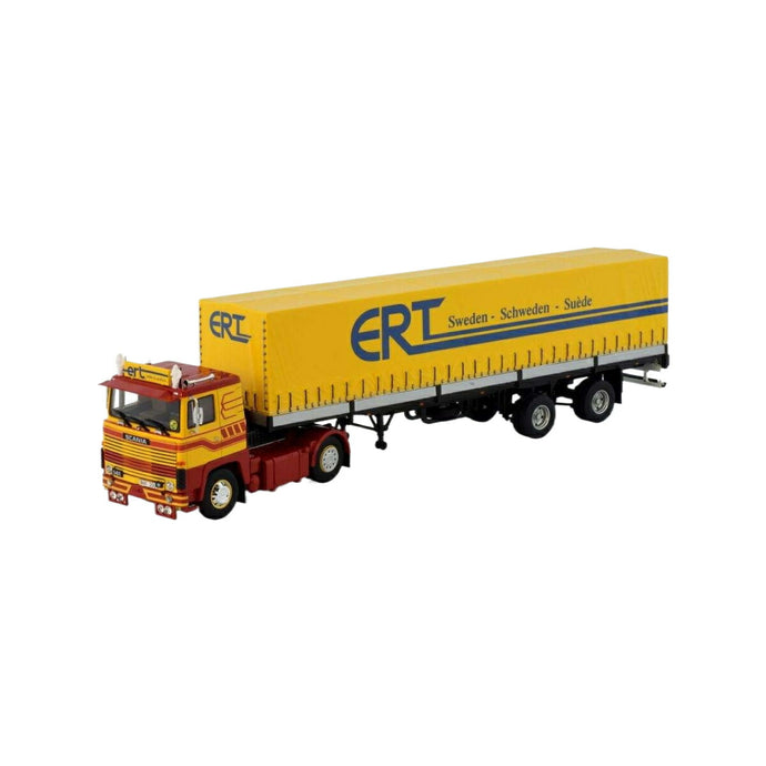 Tekno ERT Sweden Scania 141 カーテンサイドセミトレーラー 76991 トラック1/50 建設機械模型 工事車両