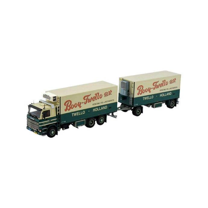 Tekno Booy Twello Scania 2シリーズ 112 モーターワーゲン 2軸トレーラー 80911 トラック1/50 建設機械模型 工事車両