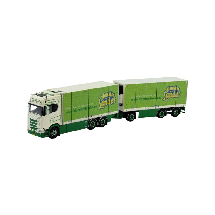 Tekno Steen Hansen Scania 次世代Sシリーズ ハイライン 3軸トレーラー付き自動車 80929 トラック1/50 建設機械模型 工事車両