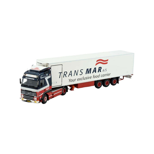 Tekno Bjarne Nielsen Volvo FH12 グローブトロッター 冷蔵トレーラー 81342 トラック1/50 建設機械模型 工事車両