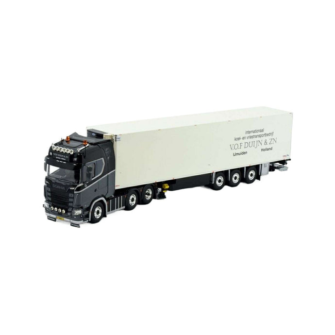Tekno vof van Duijn en Zonen Ijmuiden Scania 次世代 S580 ハイライン 冷蔵トレーラー 81348 トラック1/50 建設機械模型 工事車両