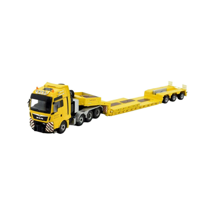 Tekno Welti Furrer MAN TGX XXL 3軸 Goldhofer ローローダー 81408 トラック1/50 建設機械模型 工事車両