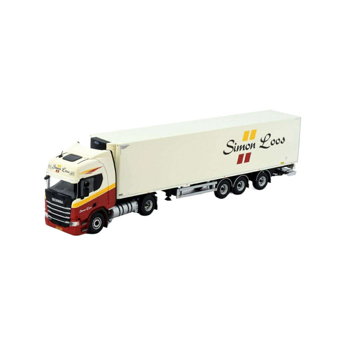 Tekno Simon Loos Scania 次世代Rシリーズ ハイライン LNG Zamac 冷蔵トレーラー 81415 トラック1/50 建設機械模型 工事車両