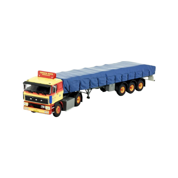 Torben Rafn DAF 2800 Flatbed Semitrailer トラック / TEKNO 1/50 建設機械模型 工事車両