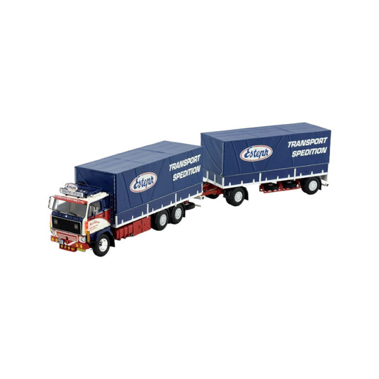 Niels Pallesen Volvo F89 curtainside トラック / TEKNO 1/50 建設機械模型 工事車両