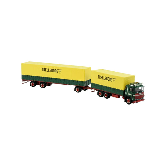 Palms Scania 141 curtainside trailer トラック / TEKNO 1/50 建設機械模型 工事車両