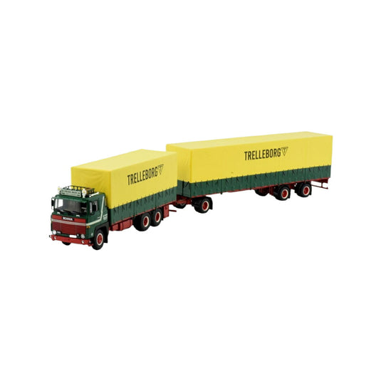 Palms Scania 141 curtainside trailer トラック / TEKNO 1/50 建設機械模型 工事車両