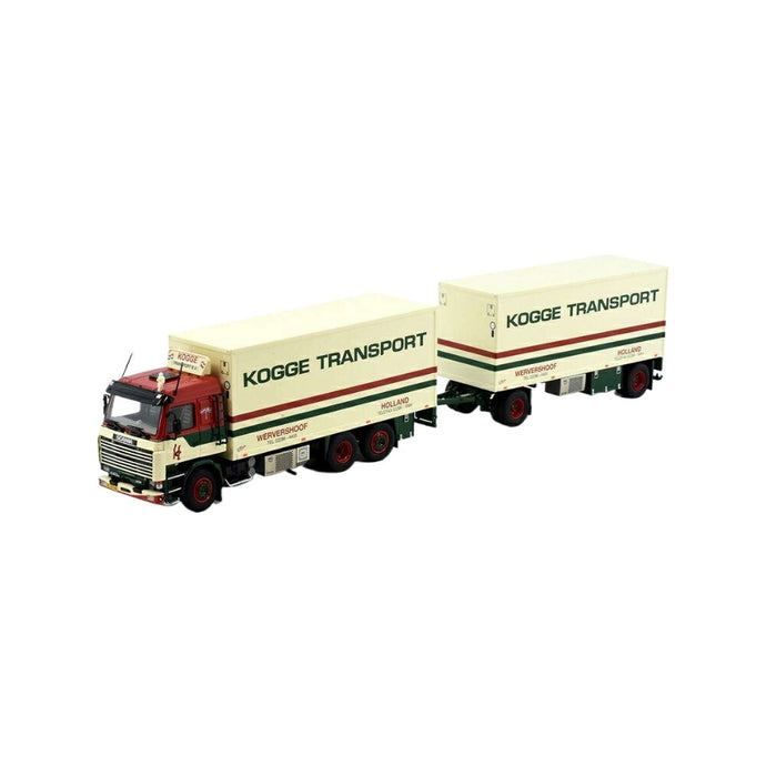 Tekno Kogge Scania 143 冷蔵トラックトレーラー 81582 トラック1/50 建設機械模型 工事車両