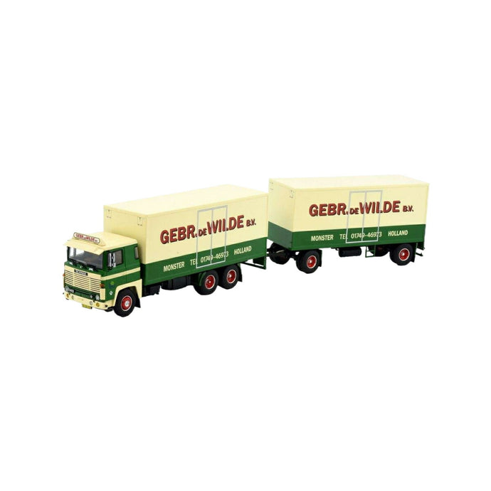 Tekno De Wilde Scania 140 トラックトレーラー 81884 トラック1/50 建設機械模型 工事車両