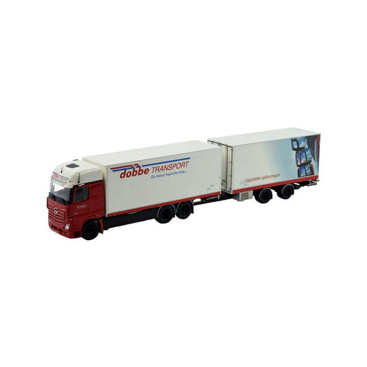 Tekno Dobbe Transport Mercedes Benz Actros MP5 ビッグスペース 6x2 剛体トラック Wipkar 82442 トラック1/50 建設機械模型 工事車両