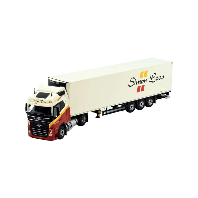 Tekno Simon Loos Volvo FH05 グローブトロッター Zamac 3軸冷蔵セミトレーラー 82654 トラック1/50 建設機械模型 工事車両