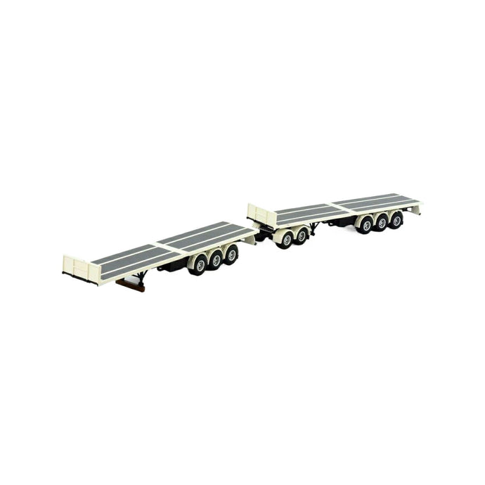 Tekno オーストラリアダブルフラットベッド ドリー付き 82836 トラック1/50 建設機械模型 工事車両