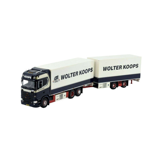 Tekno Wolter Koops Scania 次世代 ハイライン 6x2 剛体トラック Wipkar 82910 トラック1/50 建設機械模型 工事車両