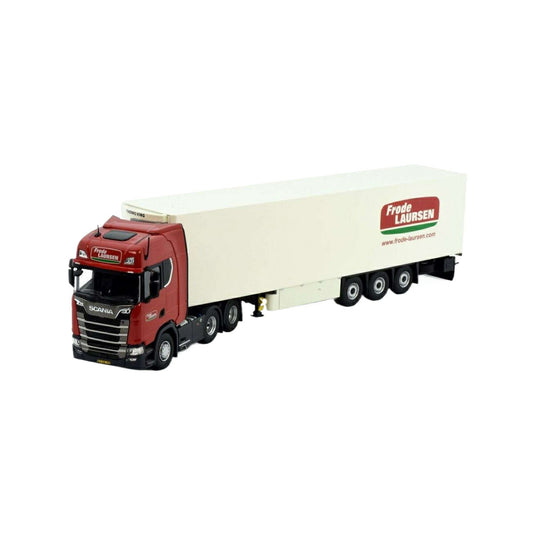 Tekno Frode Laursen Scania 次世代 冷蔵セミトレーラー 83387 トレーラー1/50 建設機械模型 工事車両