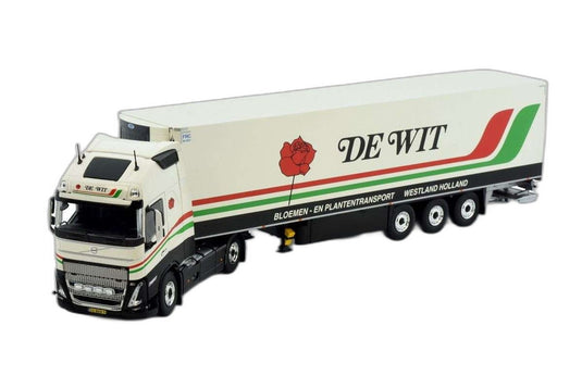 De Wit Transport Volvo FH05 4x2 冷蔵車/ Tekno 1/50  建設機械模型 ミニカー