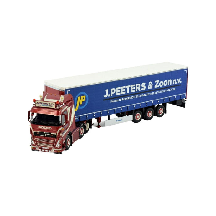 Peeters Volvo FH05 curtainside trailer トラック / TEKNO 1/50 建設機械模型 工事車両