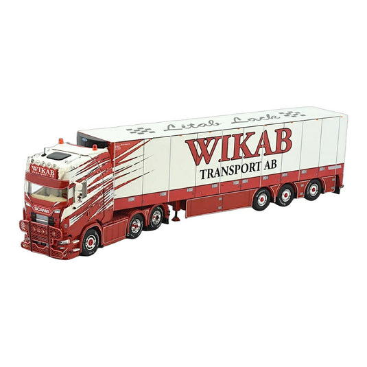 Wikab スカニア Next Gen Sシリーズ ハイライン 6x2 冷凍冷蔵 セミトレーラー 冷凍車 / TEKNO 1/50 トラック模型