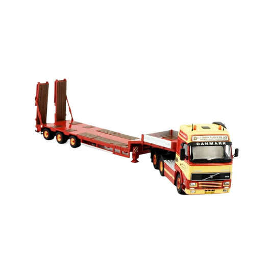 Torben Rafn Volvo FH12 Lowloader トラック / TEKNO 1/50 建設機械模型 工事車両