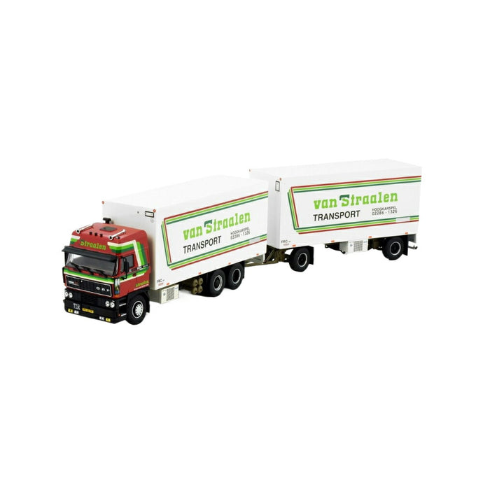 Van Straalen DAF 3600 Spacecab Box トラック / TEKNO 1/50 建設機械模型 工事車両