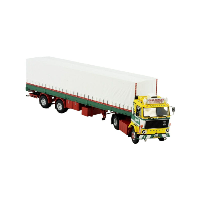 ギャラリービューアに画像をロードする, Vebe Trans - Lennarth Volvo F89 トラック / TEKNO 1/50 建設機械模型 工事車両
