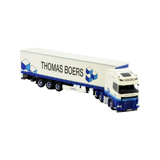 Thomas Boers DAF XG 6x2 curtain tarpaulin トラック / TEKNO 1/50 建設機械模型 工事車両