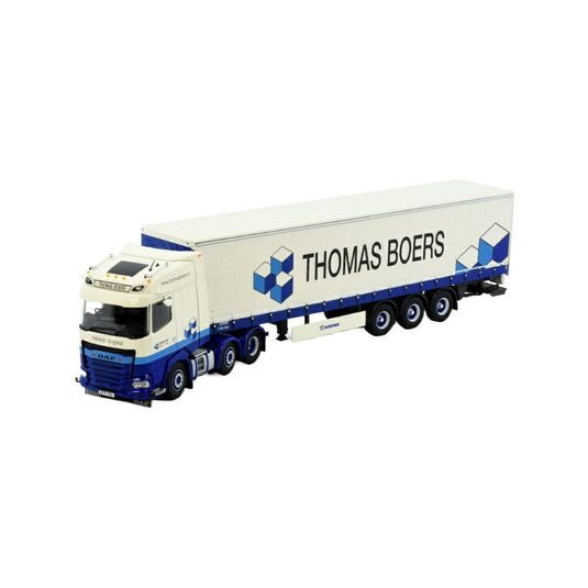 Thomas Boers DAF XG 6x2 curtain tarpaulin トラック / TEKNO 1/50 建設機械模型 工事車両