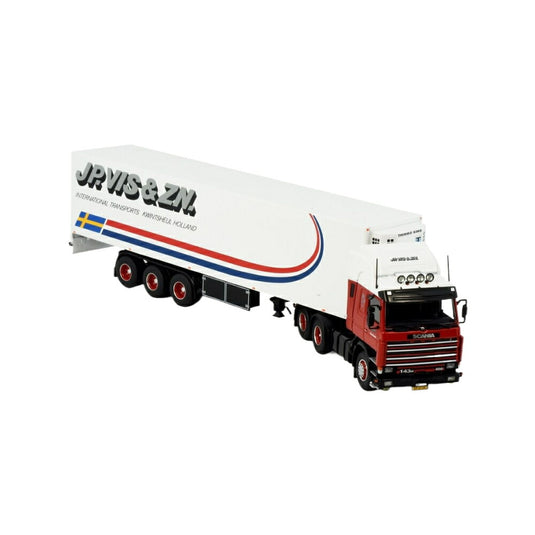 JP Vis Scania 143 6x2 Reefer Semitrailer トラック / TEKNO 1/50 建設機械模型 工事車両