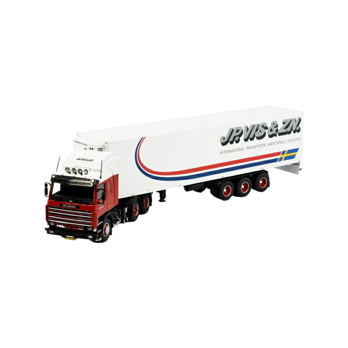 JP Vis Scania 143 6x2 Reefer Semitrailer トラック / TEKNO 1/50 建設機械模型 工事車両