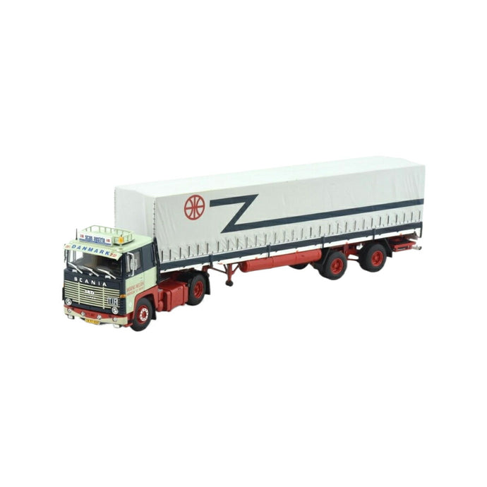 Mogens Nielsen Scania 140 4x2 Tarpaulin トラック / TEKNO 1/50 建設機械模型 工事車両