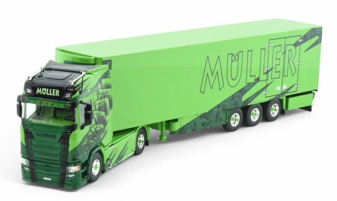 Muller - Royal FlushScania Next Gen S660 met 3-assige koeloplegger トラック/Tekno 1/50 建設機械模型　ミニチュア