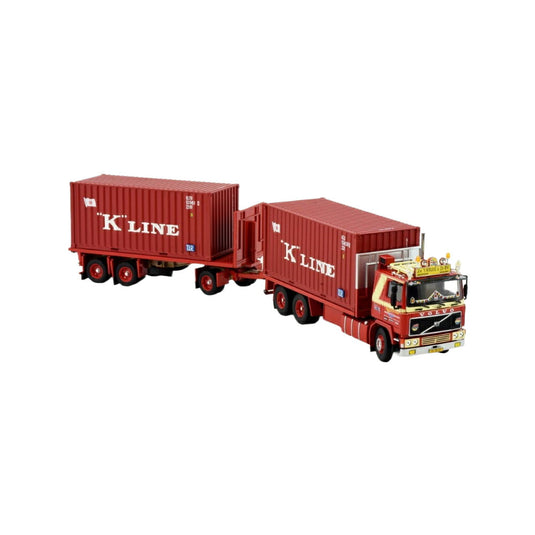 Van´t Kruis Volvo F12 Container トラック / TEKNO 1/50 建設機械模型 工事車両