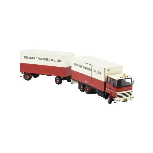 Brouwer Urk Ford Transcontinental Box トラック / TEKNO 1/50 建設機械模型 工事車両