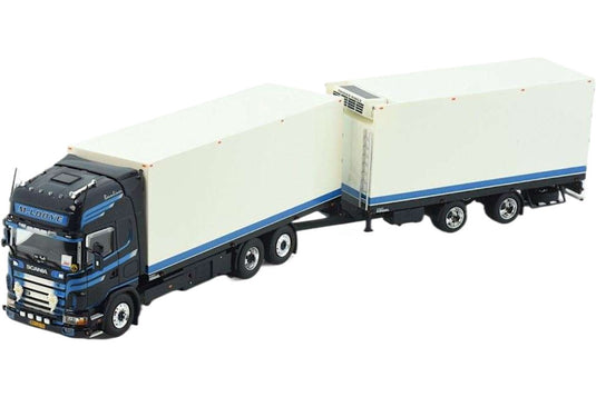 M. Looye Scania 144-530 トップライン ボックストラック・トレーラー トレーラー / Tekno 1/50 建設機械模型 工事車両