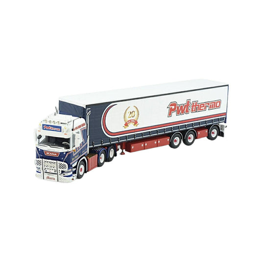 Peter Wouters Scania Next Gen R カーテンサイドセミトレーラー / TEKNO 1/50 建設機械模型 工事車両