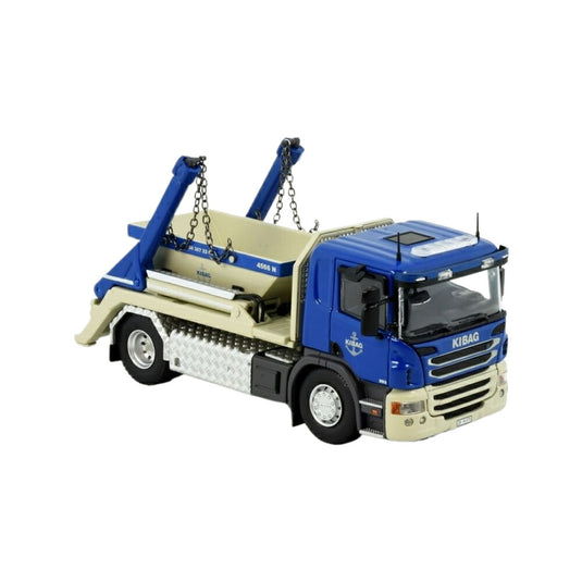 Kibag Scania P-Serie container handler トラック / TEKNO 1/50 建設機械模型 工事車両