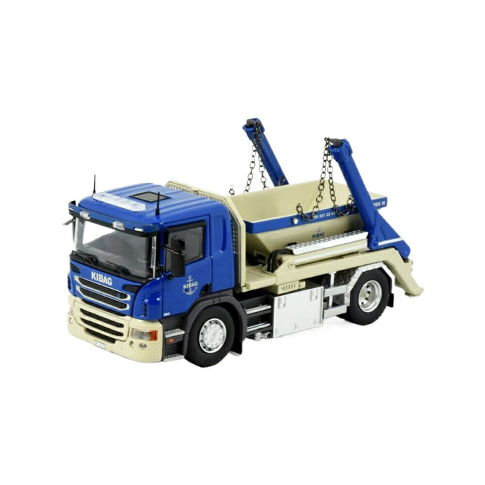 Kibag Scania P-Serie container handler トラック / TEKNO 1/50 建設機械模型 工事車両