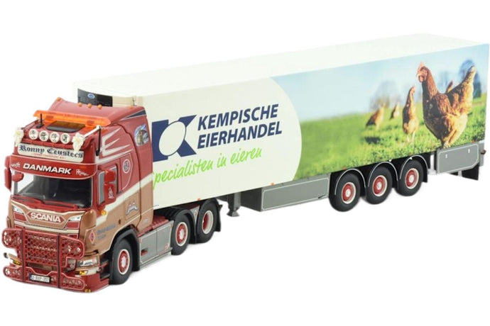 Ceusters Scania Next Gen R Serie Highline 6x2 冷凍セミトレーラー / TEKNO 1/50 建設機械模型 工事車両