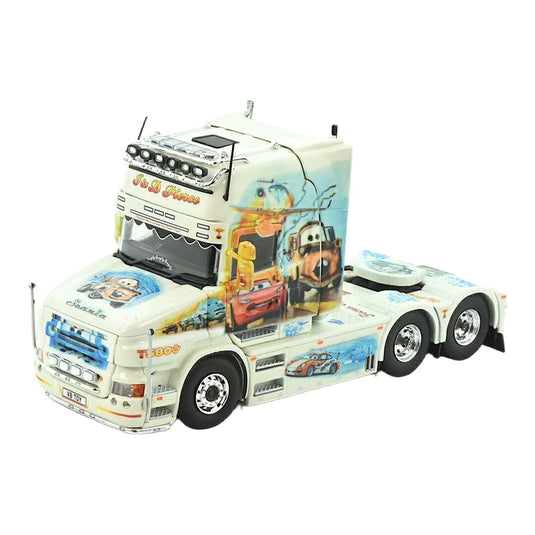 J&D Pierce スカニア 4シリーズ Torpedo Topline 6x4 トラクター / Tekno 1/50 ミニカー トラック模型