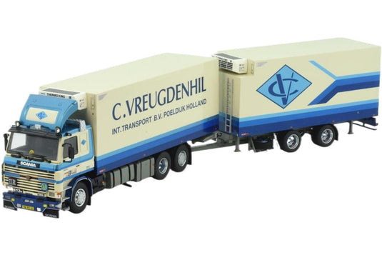 C. Vreugdenhil Scaniaスカニア 113 reefer trailer冷蔵トレーラー トラック 模型 /Tekno 1/50