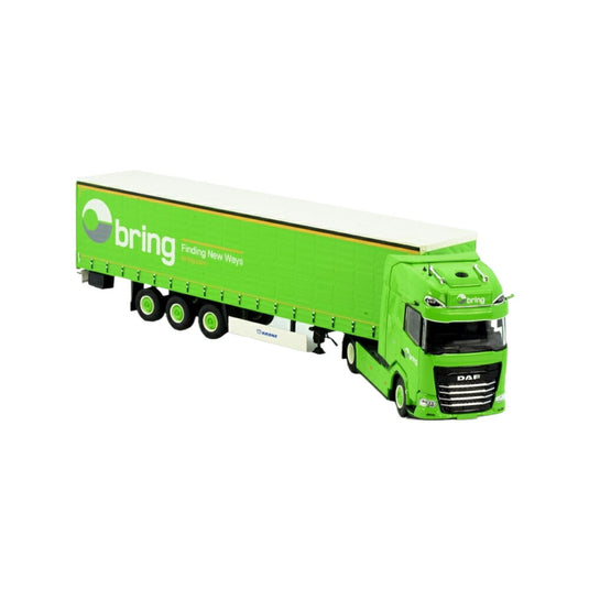 Bring DAF XG+ curtainside semitrailer トラック / TEKNO 1/50 建設機械模型 工事車両