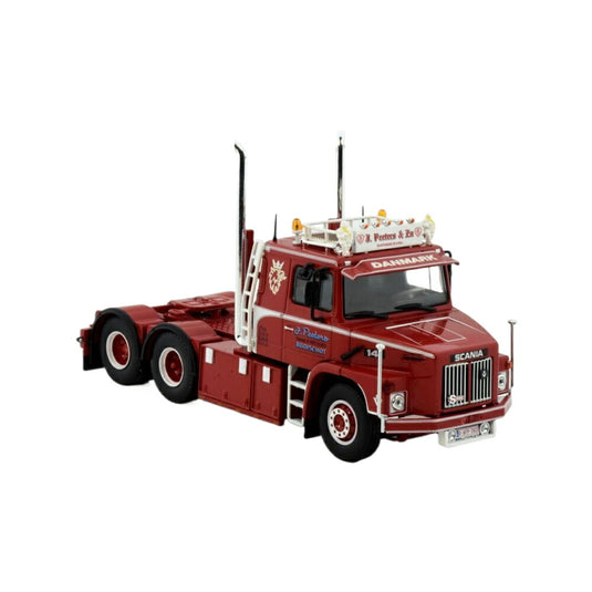 Peeters Scania 141 6x2 トラック / TEKNO 1/50 建設機械模型 工事車両