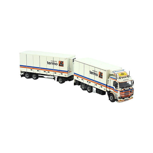 Scania Linjegods 143-420 Reefer トラック / TEKNO 1/50 建設機械模型 工事車両
